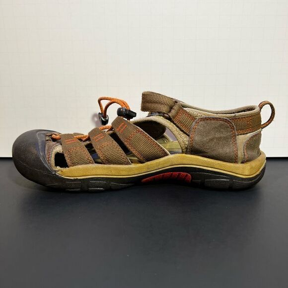 Kids KEEN Newport H2 Brown Waterproof Sandals / Size 5 - Picture 8 of 9